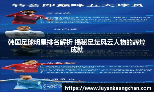韩国足球明星排名解析 揭秘足坛风云人物的辉煌成就