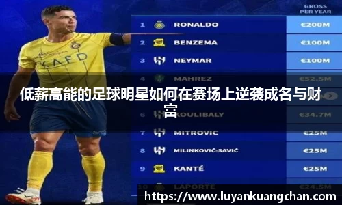 低薪高能的足球明星如何在赛场上逆袭成名与财富