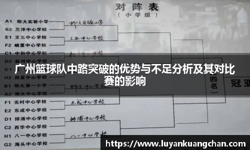 广州篮球队中路突破的优势与不足分析及其对比赛的影响